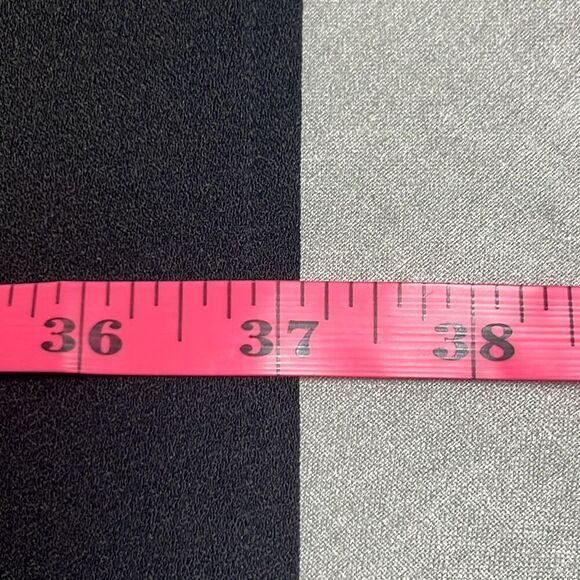 Twinset Milano Size 14 Knee Length Shift Dress Black Bell Sleeves Classic office - Picture 10 of 10